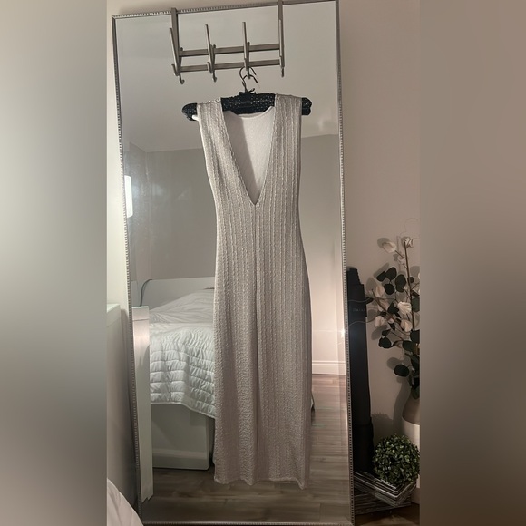 ZARA glitter drape dress - Picture 3 of 8